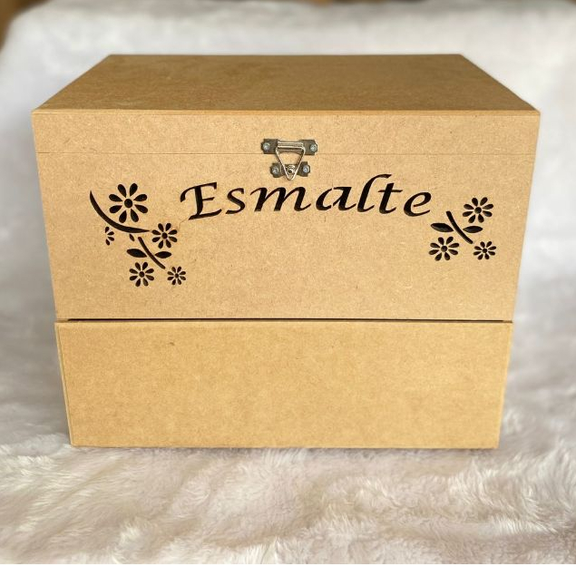 CAIXA PARA 120 ESMALTES em Oferta na Shopee