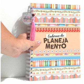 Caderno Plano De Aulas Professores 2026 Tamanho Universitário 19x27cm Capa Dura Com 100 Folhas A0277 em Oferta na Shopee
