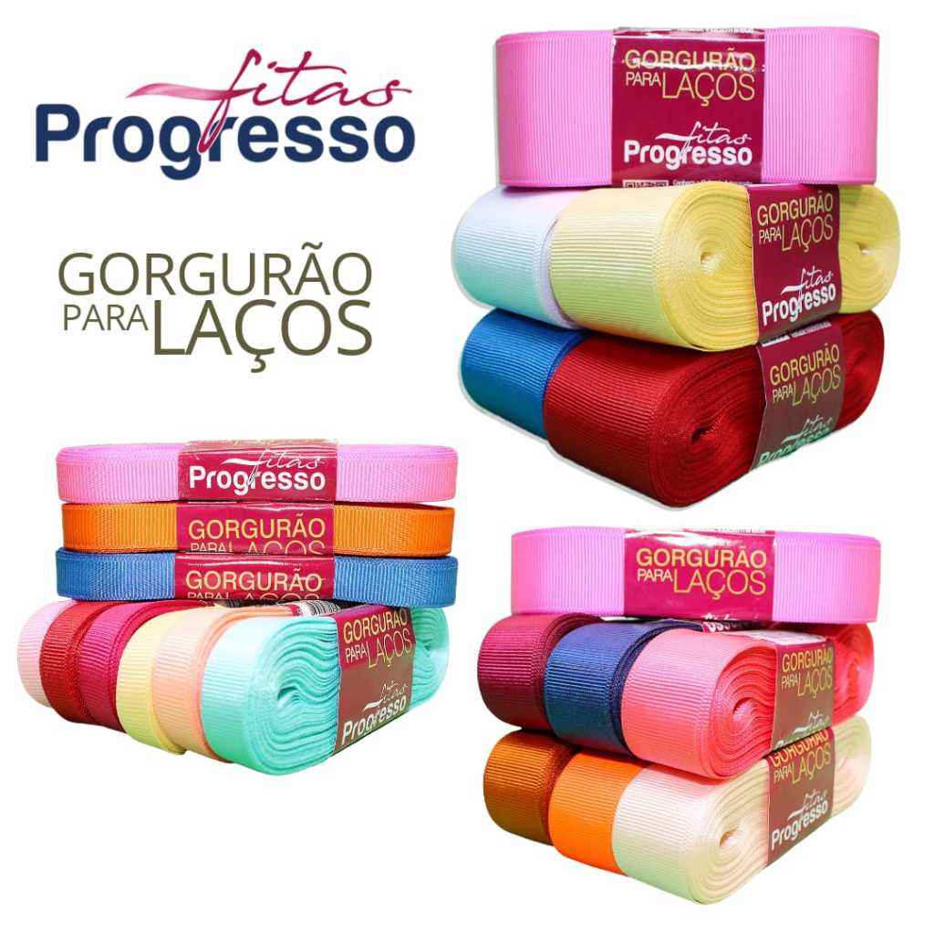 Fita nº2 10mm Gorgurão Para Laços GL PROGRESSO (10 metros) RWR em Oferta na Shopee