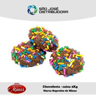 Bolacha Biscoito Chocofesta Caixa 2Kg Petit Four