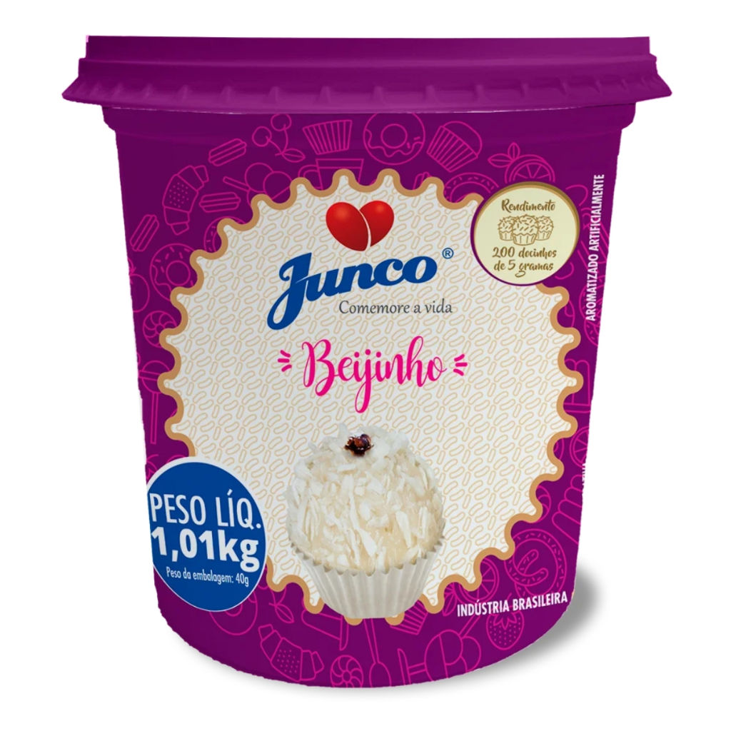 Beijinho Doce Soro de Leite Com Coco 1,01kg Junco
