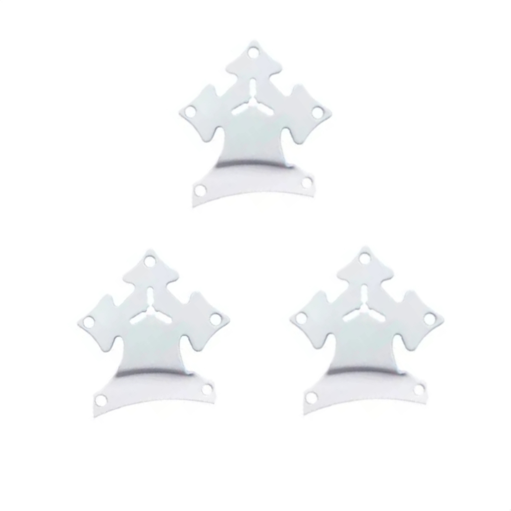 Conjunto 3 Garras Pá Ventilador Venti Delta Branco kit suportes fixadores para ventilador de teto em Oferta na Shopee