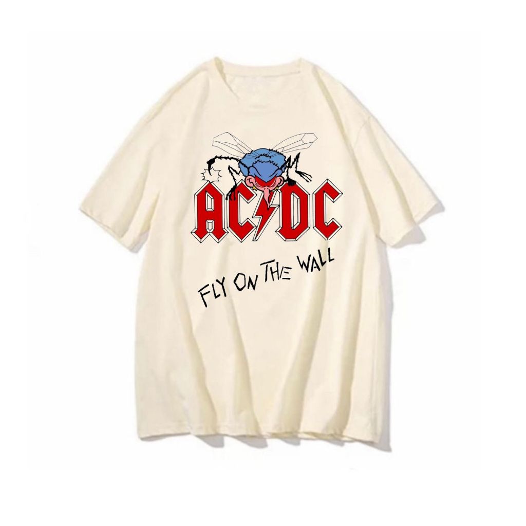 Camiseta AC DC Fly blusa feminina masculina unissex estampas banda tshirt album capa estilo camisa estampada show