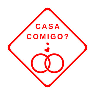 Placa Decorativa "Casa Comigo" Ecológica