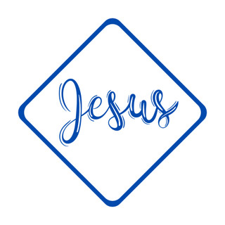 Placa Decorativa "Jesus" Ecológica