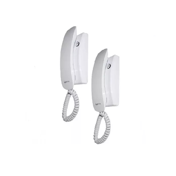 Kit 2 Monofone Universal Lr2015 Branco Lider Modelo Slim