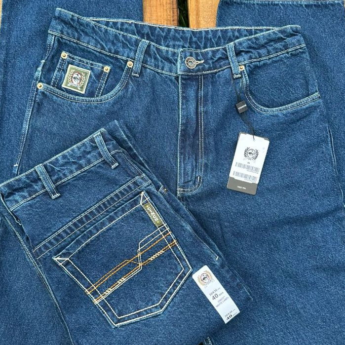calça country masculina Cinch jeans grosso cowboy rodeio montaria lançamento em Oferta na Shopee