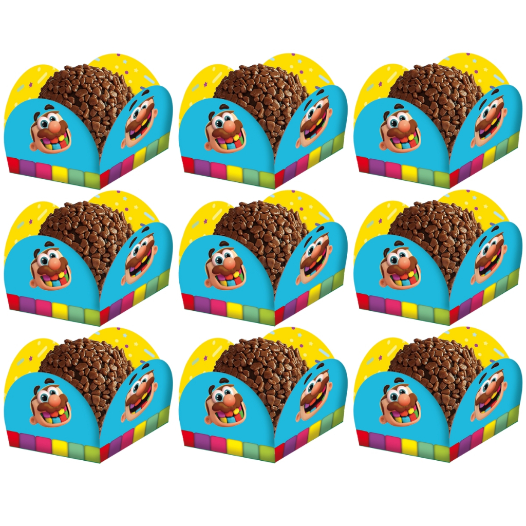 Porta Forminha Brigadeiro José Comilão C/40 Unidades Festcolor em Oferta na Shopee