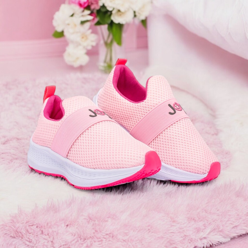 Tenis Infantil Menina Feminino Confortavel Calce Facil Promoção em Oferta na Shopee