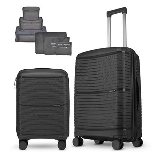 Jogo de Malas de Viagem par 10kg e 23kg Bahamas + Kit Organizador Holysun! em Oferta na Shopee
