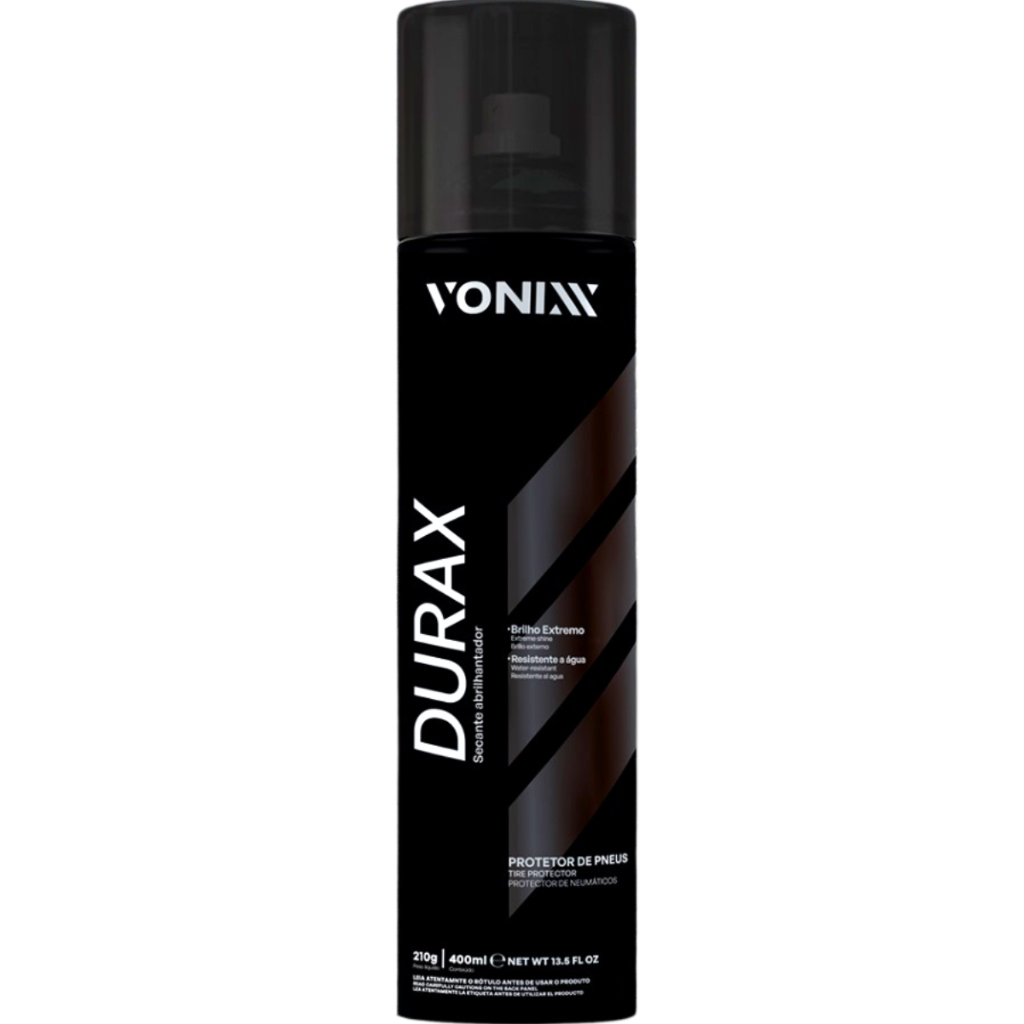 Durax Pneu Pretinho Spray Vonixx 400ml Brilho Extremo Pronto Uso em Oferta na Shopee