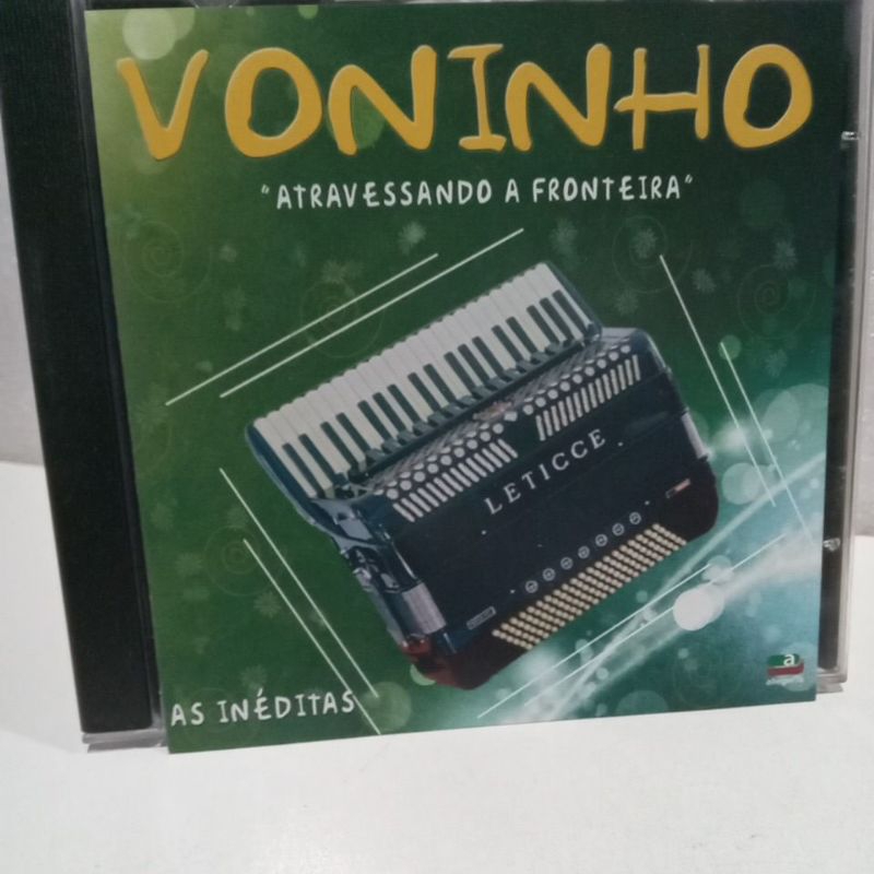 CD VONINHO -ATRAVESSANDO A FRONTEIRA TIRAGEM AB-500