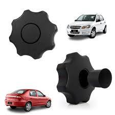 PAR DE  MANOPLA REGULAGEM DO BANCO GM CELTA 01/ PRISMA 07/12 PRETA ORIG 93361869/ 93314712 PLASTCAR P67P
