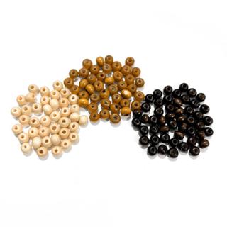 500un. - Miçangas De Madeira P/ Artesanato - 6mm - Bolinhas em Oferta na Shopee