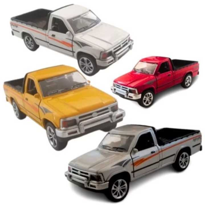 Miniatura Toyota Hilux 1:36 metal Diecast colecionável