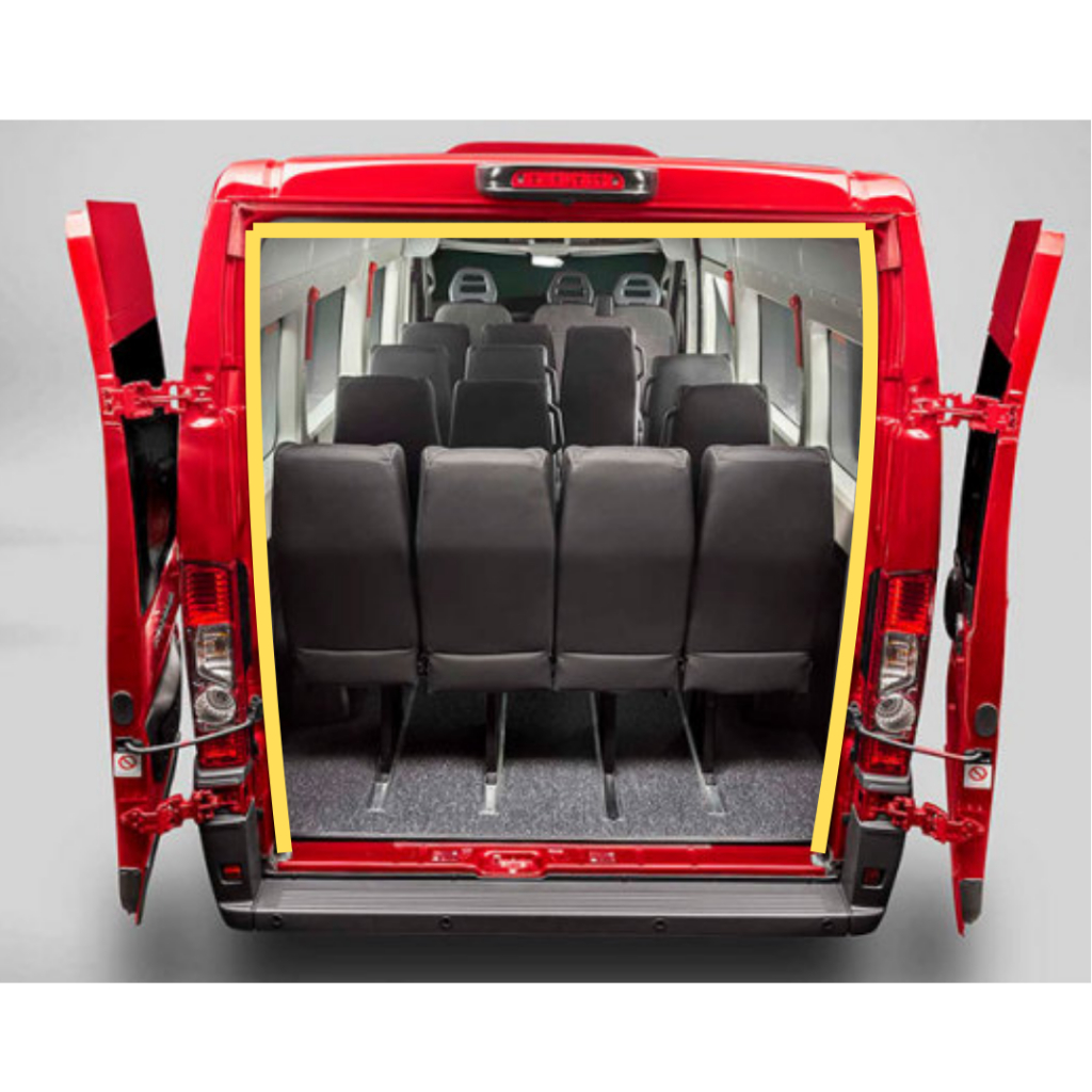 Borracha Porta Traseira Fiat Ducato Teto Alto/baixo