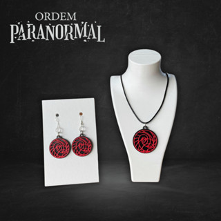 Colar e brinco O Segredo na Floresta (OSNF) - Ordem Paranormal - Em impressão 3D. em Oferta na Shopee