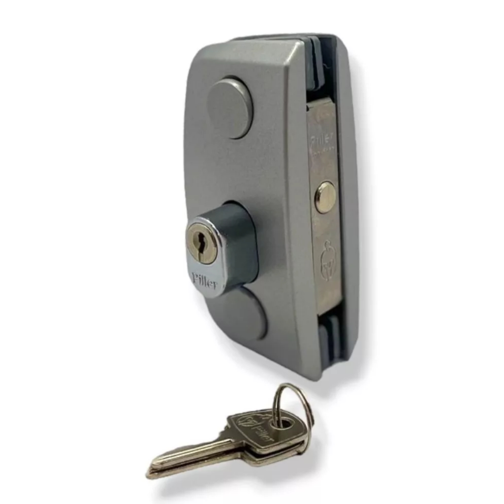 Fechadura 1520 Para Porta De Abrir Vidro Blindex 2 Chaves em Oferta na Shopee