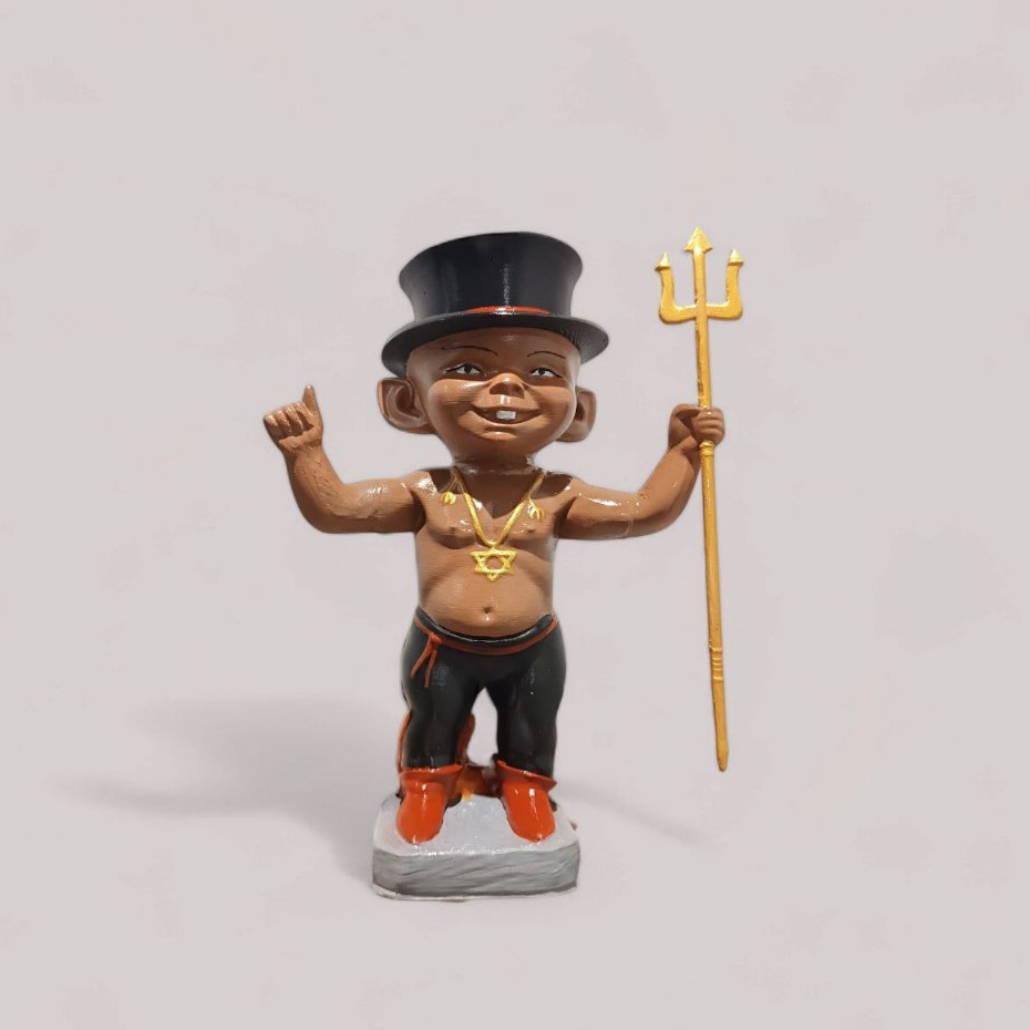 Exu Mirim - Brasinha / Calunguinha - Escultura Exu