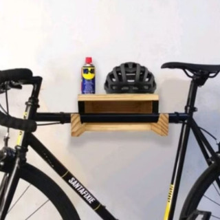 Suporte para Bicicleta Suporte de Bike Universal em Madeira