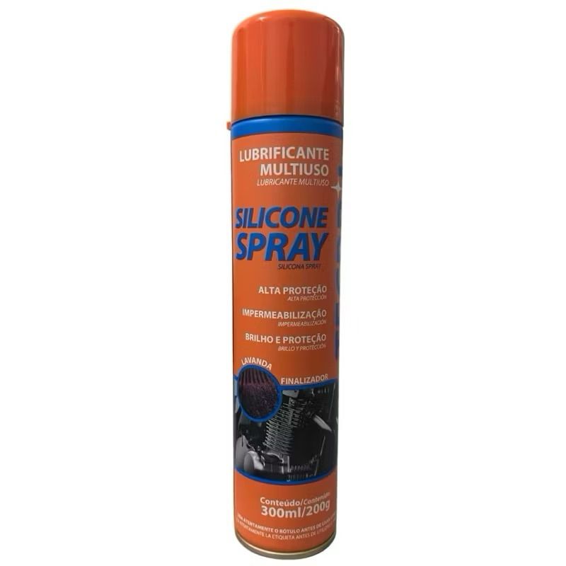 Silicone Spray Perfumado Tecbril Lubrificante Para Esteira Elétrica Canaletas Silicone Spray Lavanda