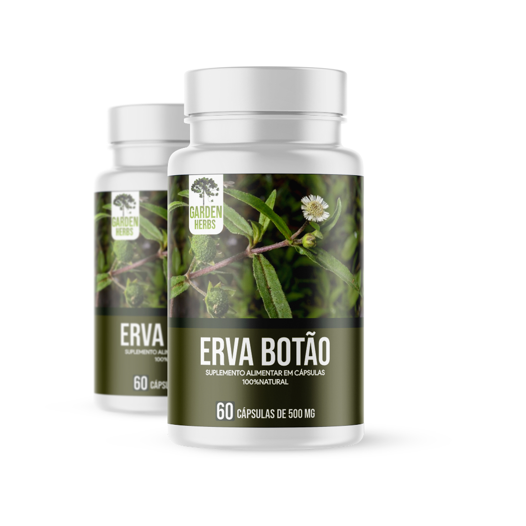 Kit 2 Frascos - Erva Botão ( Agrião do Brejo ) 500 Mg - 60 cápsulas em Oferta na Shopee