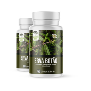 Kit 2 Frascos - Erva Botão ( Agrião do Brejo ) 500 Mg - 60 cápsulas em Oferta na Shopee