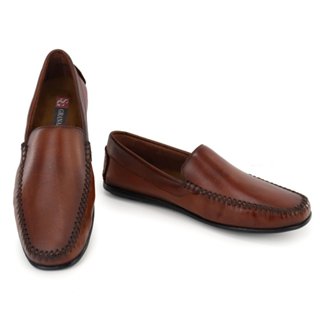 Mocassim Masculino Couro Legítimo Sapatilha Ortopédica Muito Confortável em Oferta na Shopee