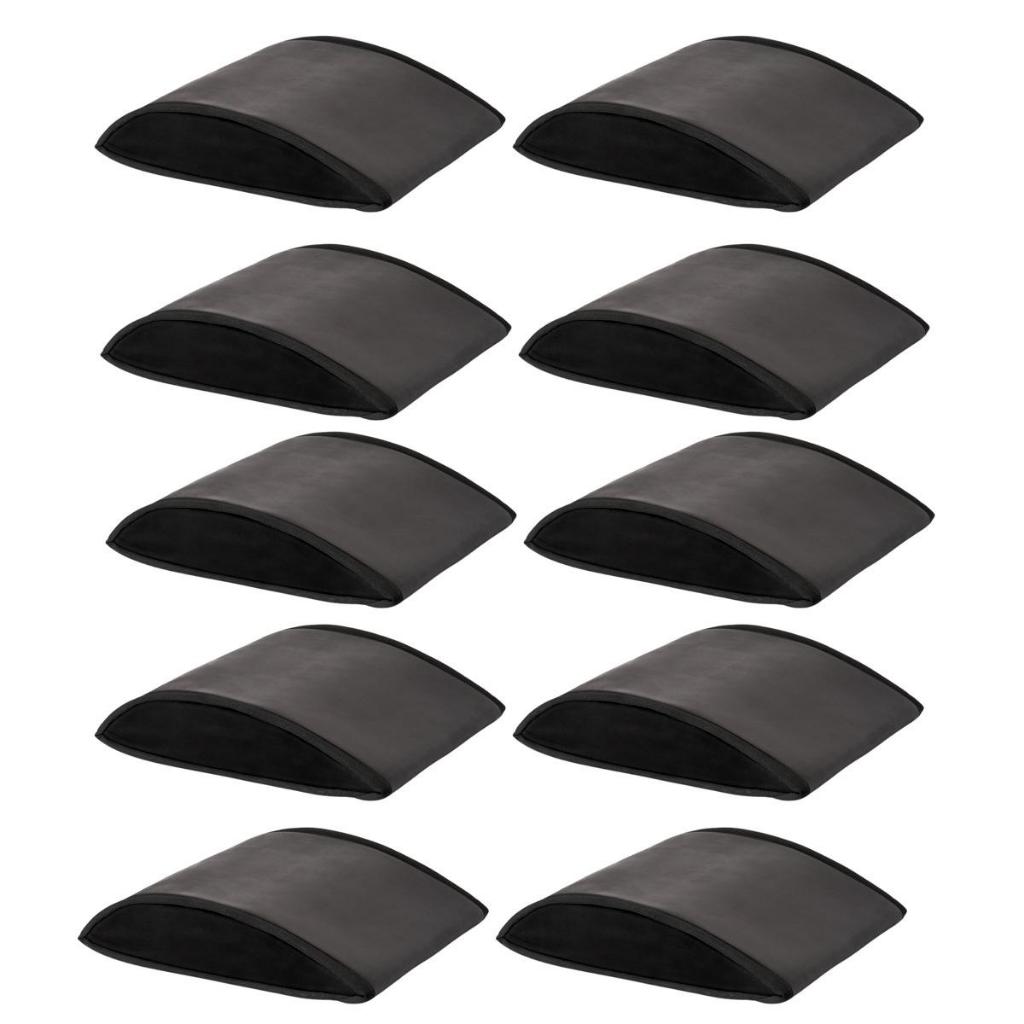 Imagem Kit Com 10 Almofadas Abmat Abdominal Alongamento Lombar Fitness Yoga Meditação Treino Flexibilidade Postura Ereta 37X33X