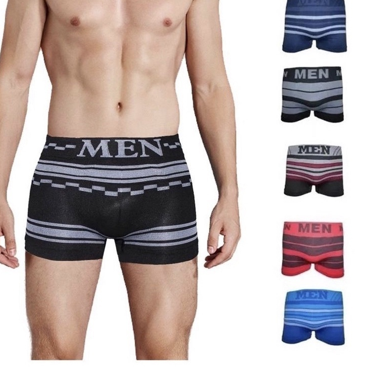 Kit De Cuecas Masculina Microfibra Boxer Sem Costura Premium Adulto Conforto