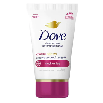 Desodorante Antitranspirante Dove Creme Sérum Niacinamida 50g