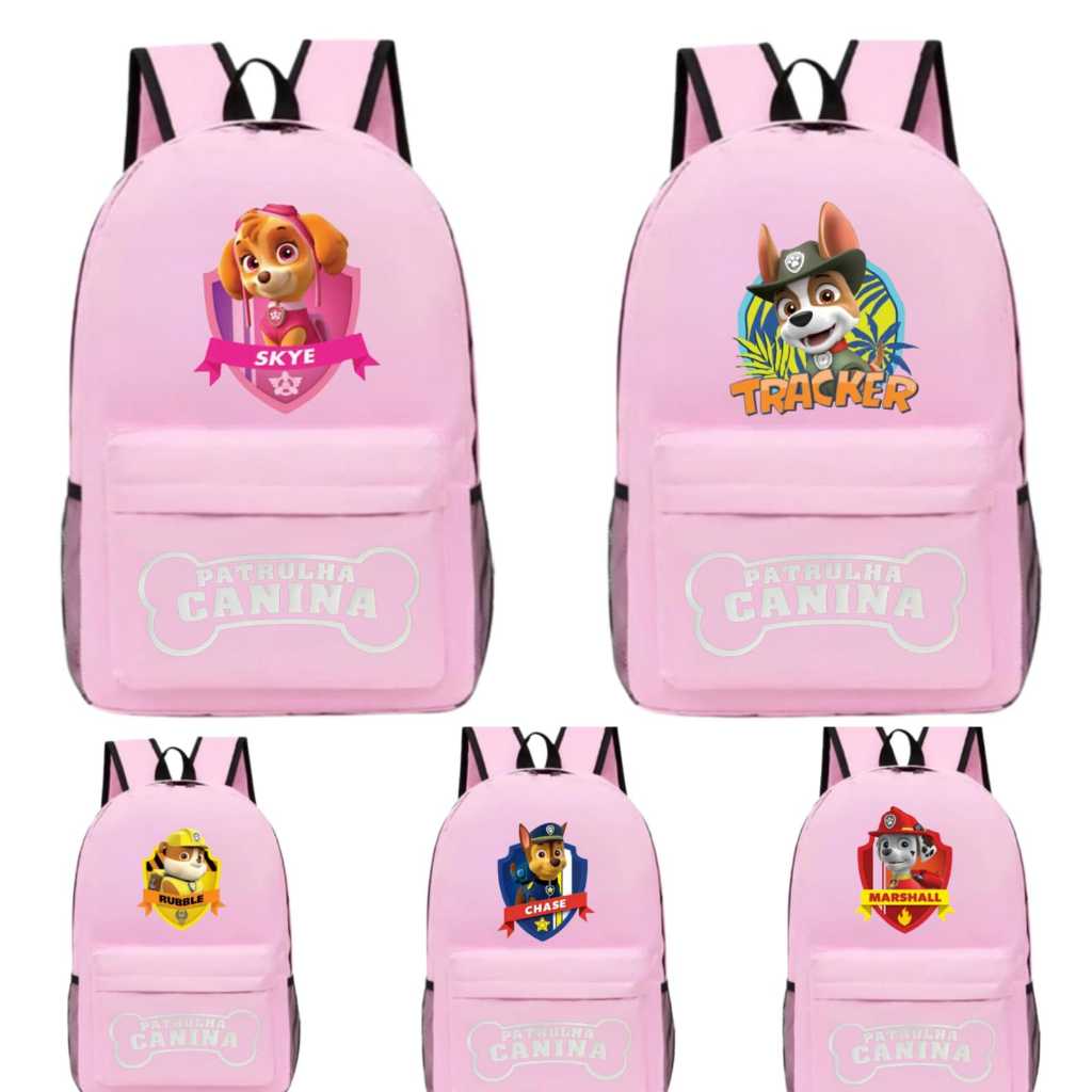 Mochila da Skye patrulha canina Bolsa escolar menina patrulha canina Mochila Skay patrulha canina