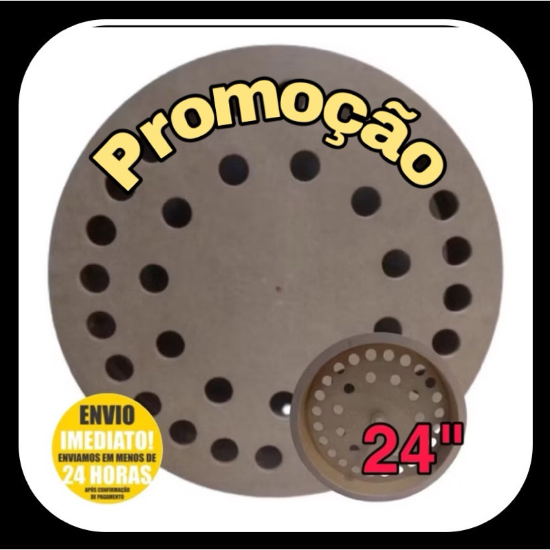 Carretilha 24 Polegada ( 60 cm) Com Rolamento Duplo em Oferta na Shopee