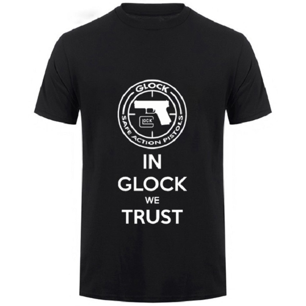 Camisa Camiseta In Glock We Trust Safe Action Pistols
