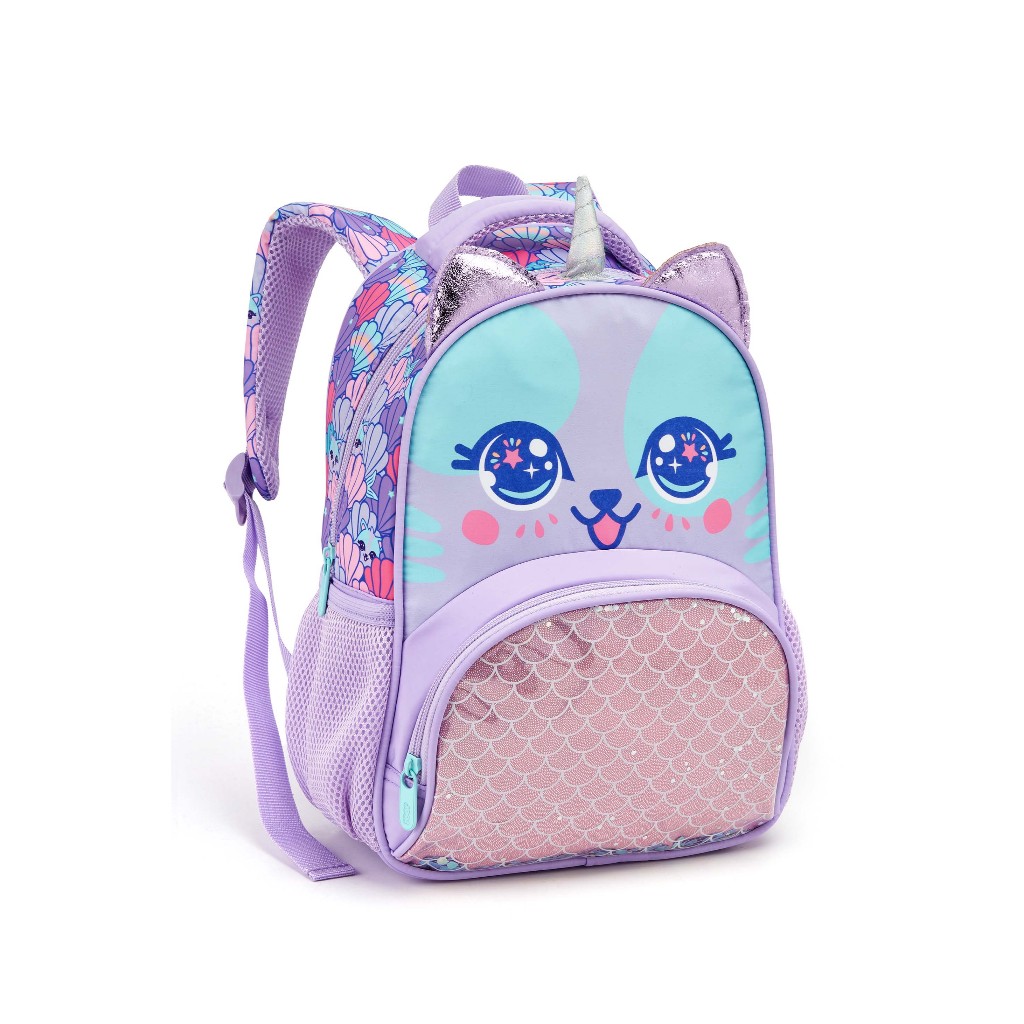 mochila infantil creche monstrinhos e bichinhos Seanite