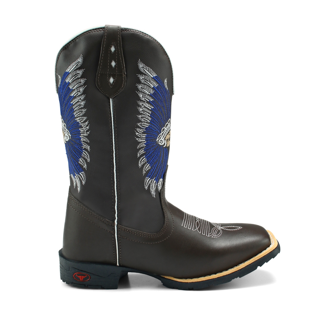 Botas Botinas texana Cocar do Índio