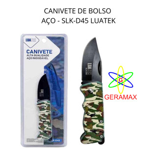CANIVETE RETRATIL PORTATIL DE BOLSO FACA CAMPING PESCA