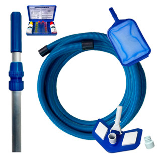 Kit Limpeza Para Piscina Aspirador, Peneira, Ponteira + 3m de Mangueira e Cabo de 3m em Oferta na Shopee