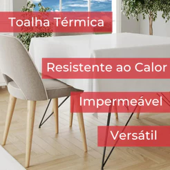Toalha de Mesa Impermeável Grossa Várias Estampas 4 6 8 10 e 12 Lugares Cozinha Luxo Prática Pvc