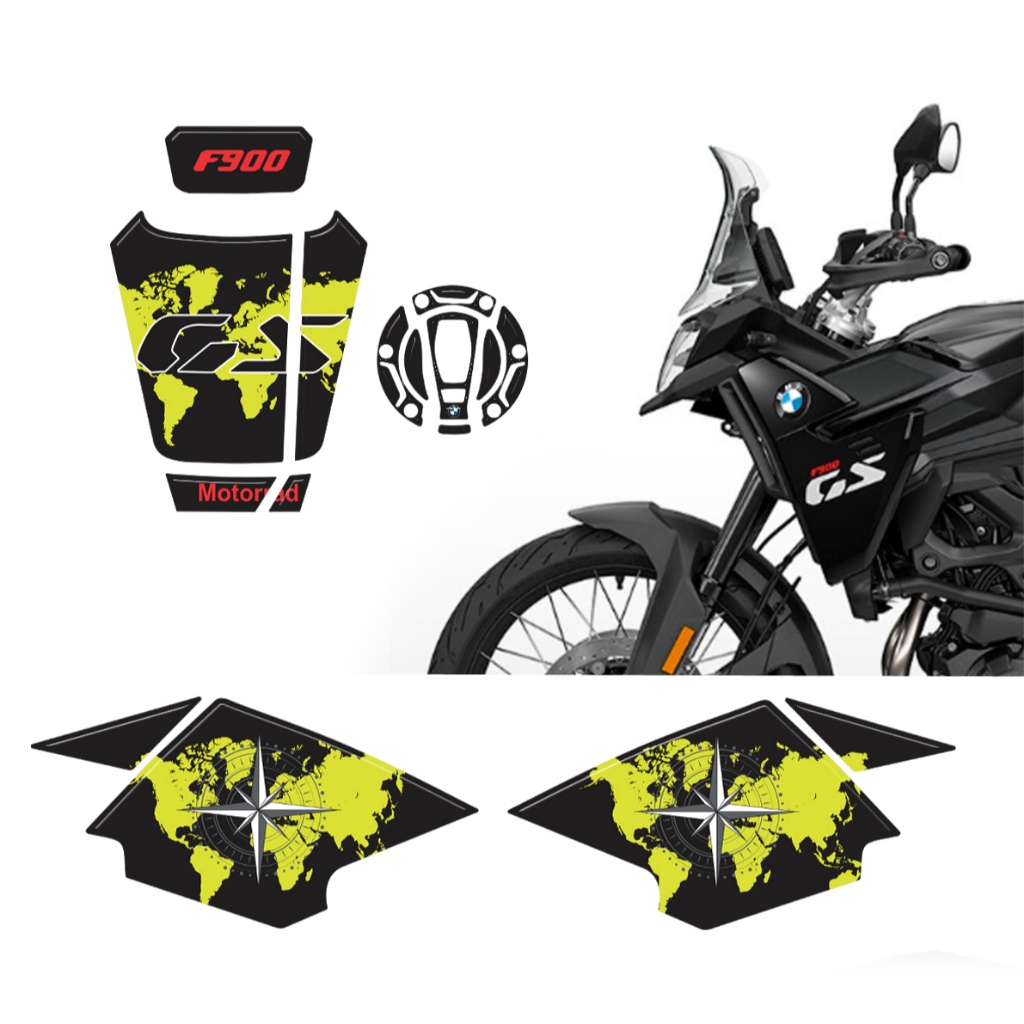 Adesivo Resinado Protetor Tanque Lateral M02 F900gs F 900 GS trophy 2024 em diante