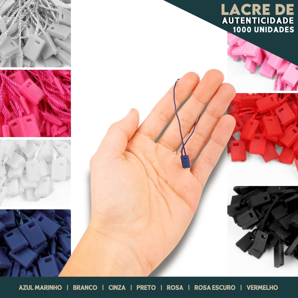 Lacre De Autenticidade 1000 Unidade Para Artesanato Tag - Roupa - Varias Cores - AV em Oferta na Shopee
