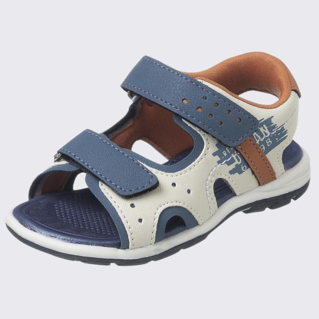 Sandália Infantil Menino Escolar Velcro Leve Confortável Ajustável Promoção