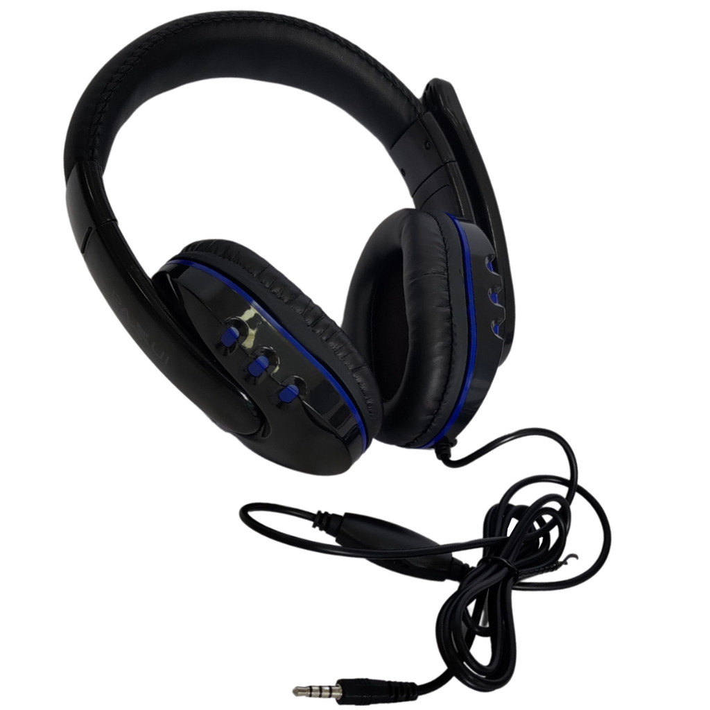 Fone de Ouvido Gamer Com Fio Headset Microfone Controle de Volume Original Inova
