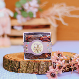 Caixa para Brownie- Coleção Spring - 25 Unid. em Oferta na Shopee