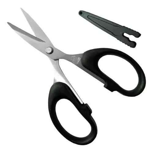 ✂️ Tesoura Serrilhada Deyu - Corte com Precisão nas Suas Aventureiras de Pesca! 🎣 em Oferta na Shopee