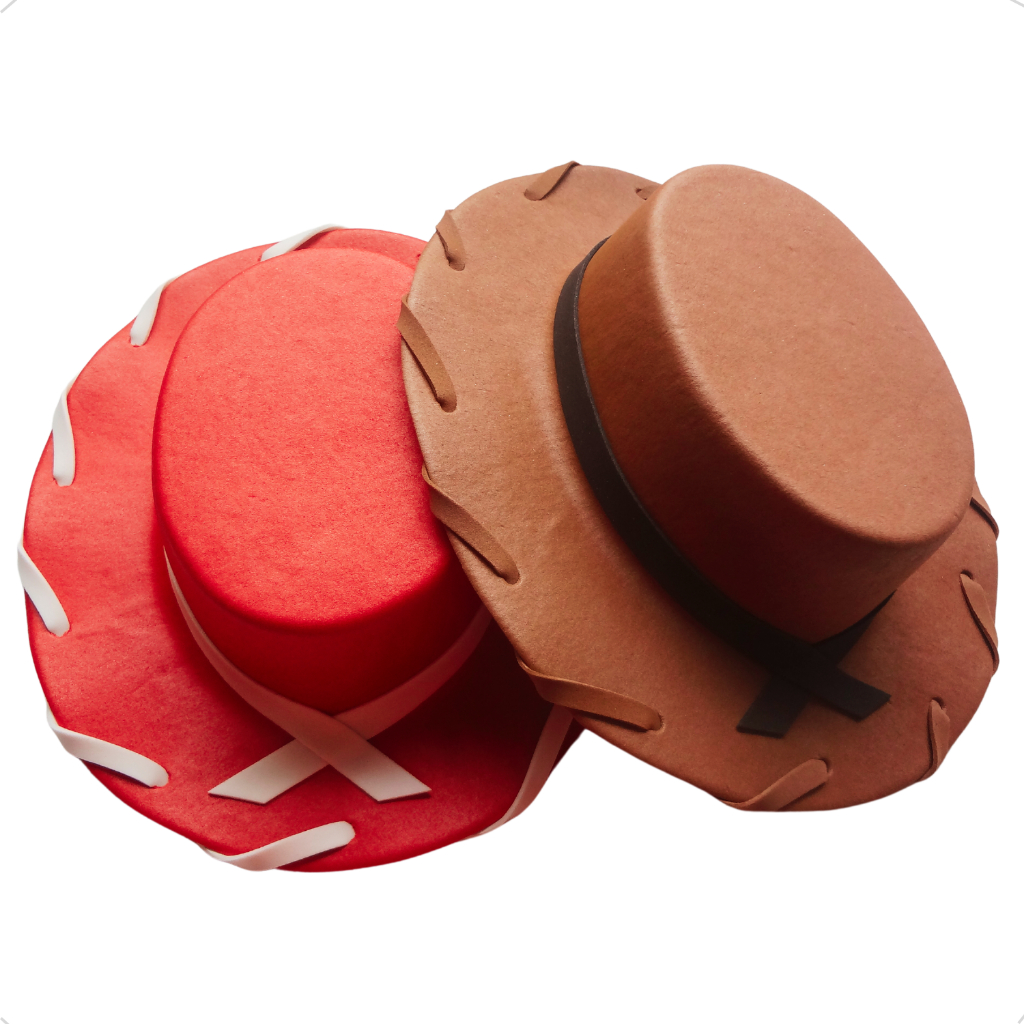 Chapéu Festa Woody e Jessie Toy Story 1 Par de Chapéu Para Eventos Fantasia Aniversários Cosplay Para Adultos e Crianças em Oferta na Shopee