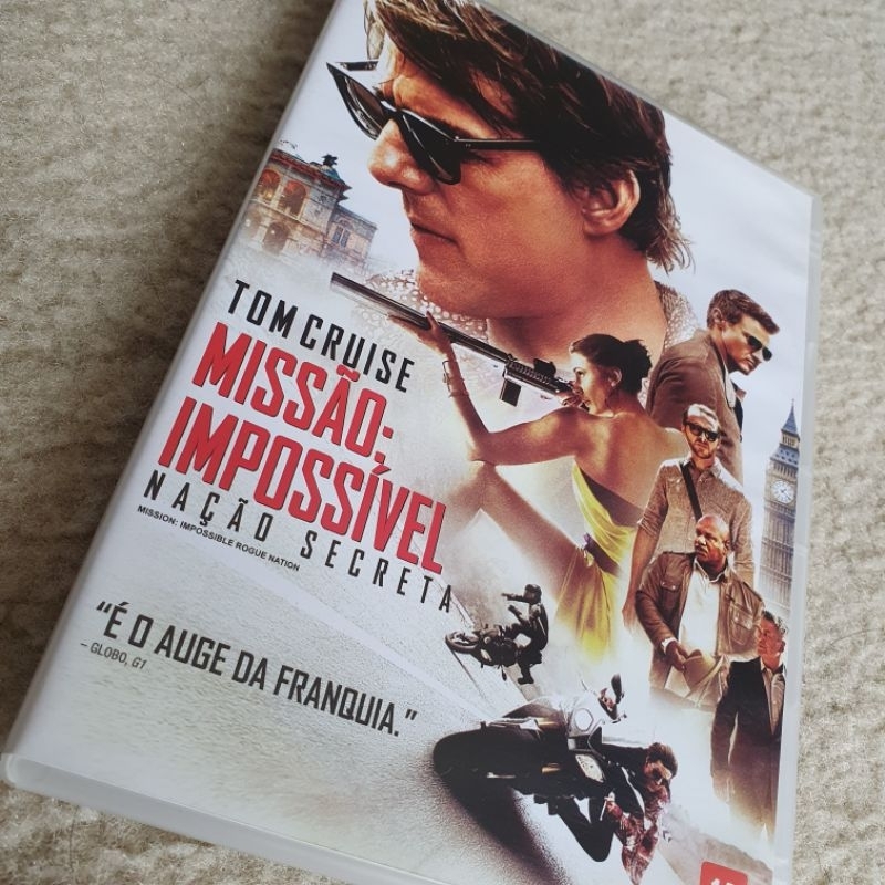 Dvd Missão Impossível Nação Secreta Tom Cruise