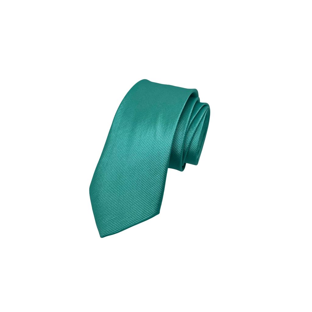 Gravatas Semi Slim Verde Tiffany - Verde Claro Adulto - Padrinhos