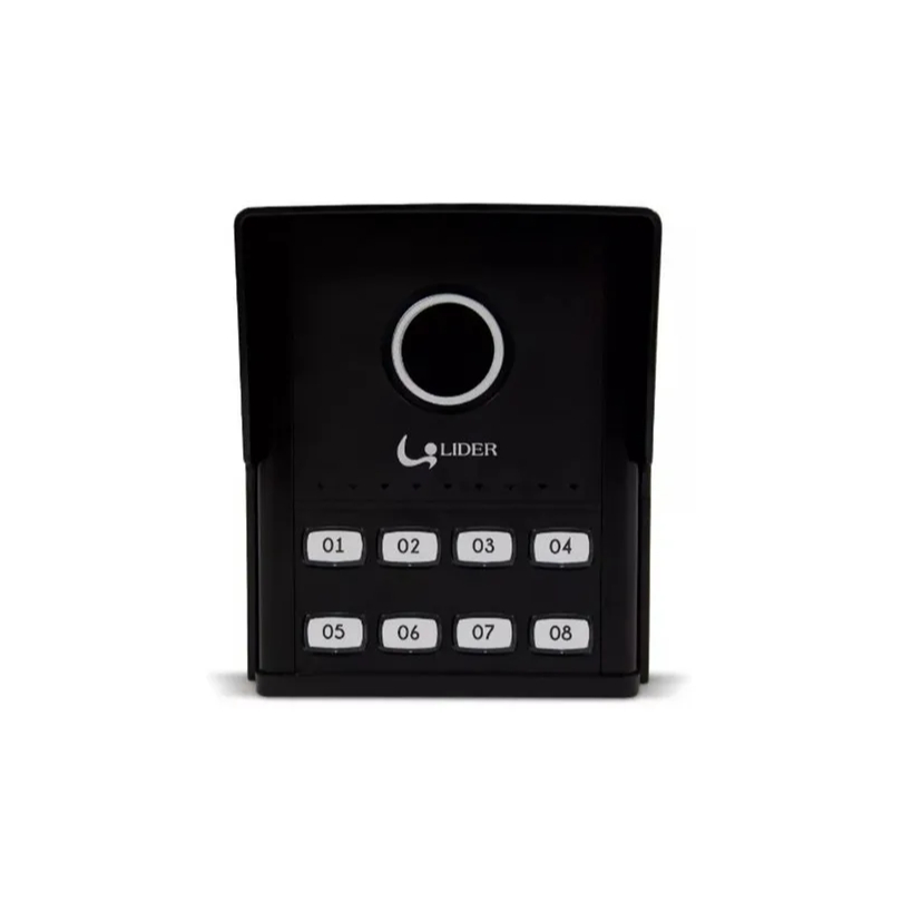Interfone 8 Pontos Porteiro Coletivo Smart Lr808 Líder