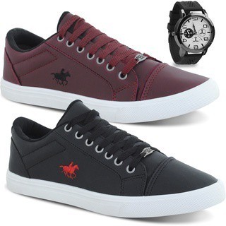 Kit 2 sapatênis masculino polo energy 3066 tênis casuais esportivos e baratos Melhor oferta